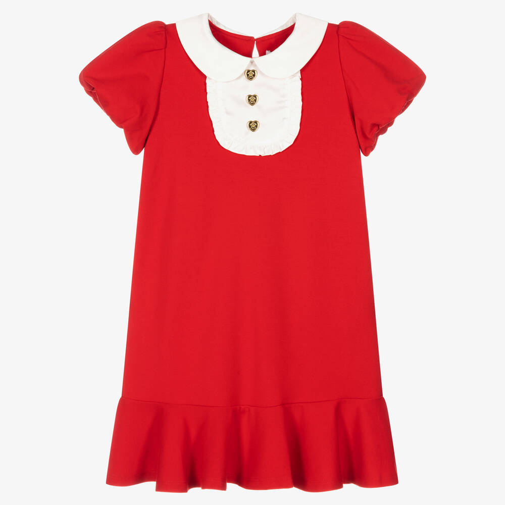 Angel's Face - Rotes Milano-Kleid für Mädchen | Childrensalon