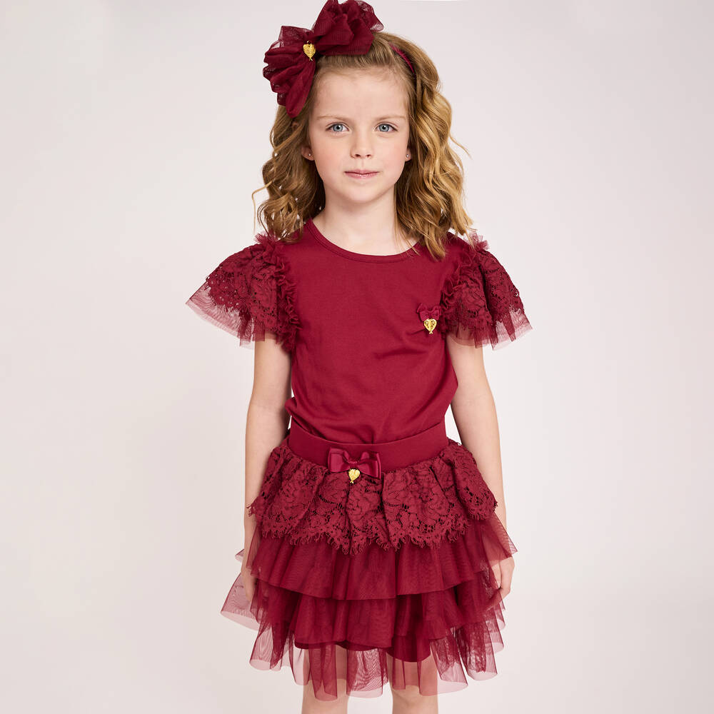 Pink lace tutu skirt online