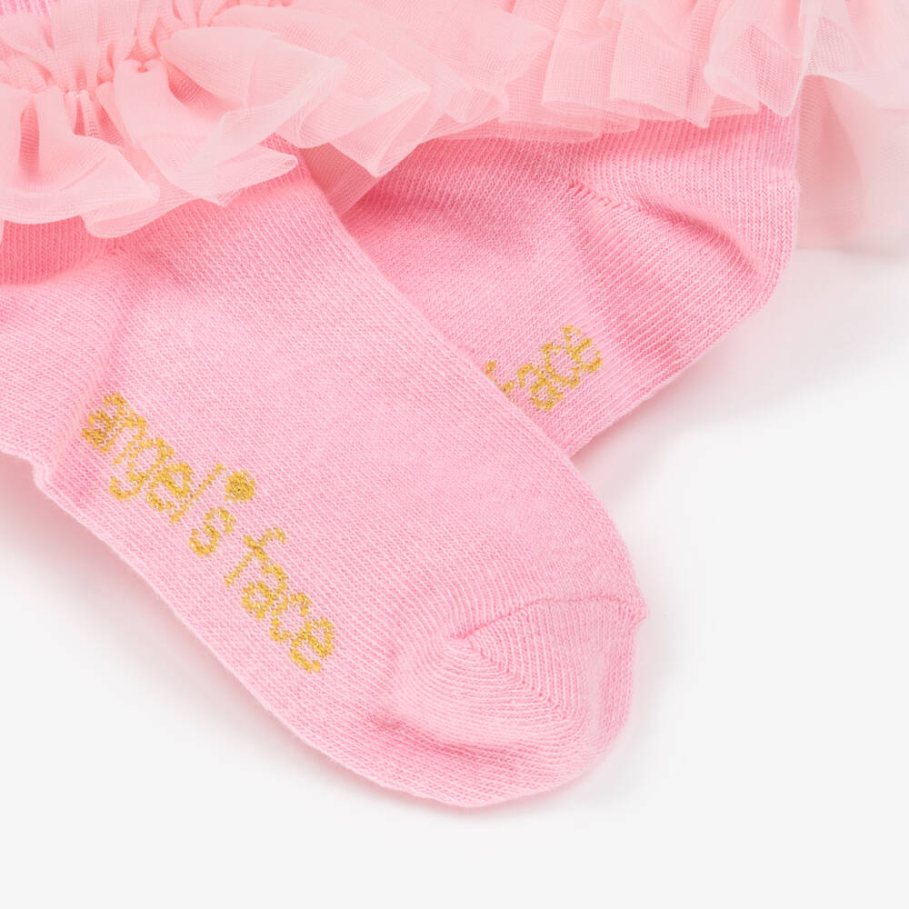 Angel's Face-Girls Rose Frilled Ankle Hosiery | Childrensalon Outlet