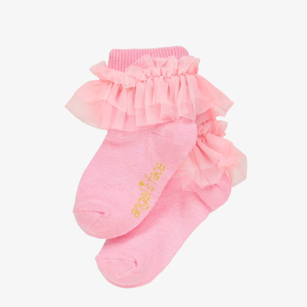 Angel's Face-Girls Rose Frilled Ankle Hosiery | Childrensalon Outlet