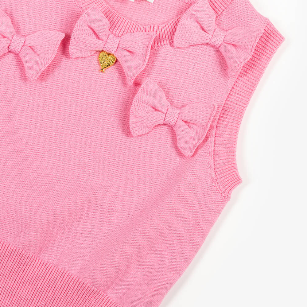 Angel's Face-Girls' Rosy Knitted Sleeveless Top | Childrensalon Outlet