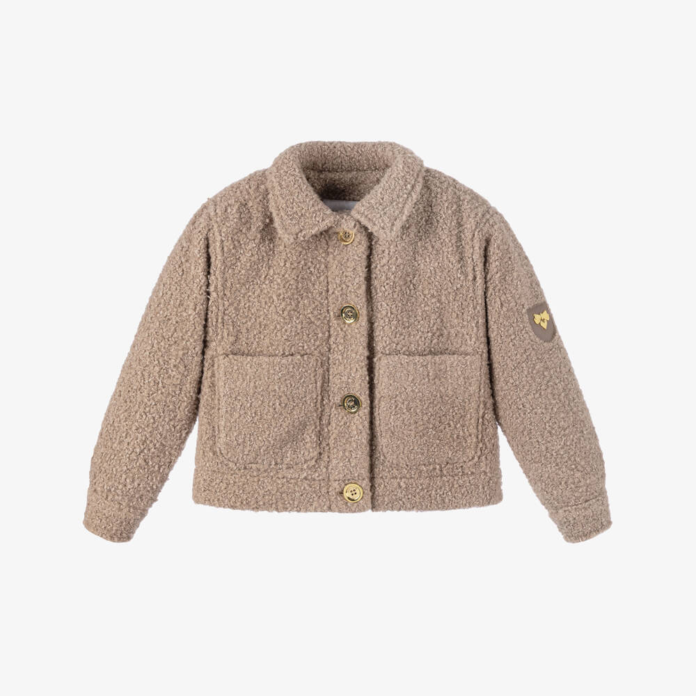 Angel's Face-Girls Sand Borg Jacket | Childrensalon Outlet
