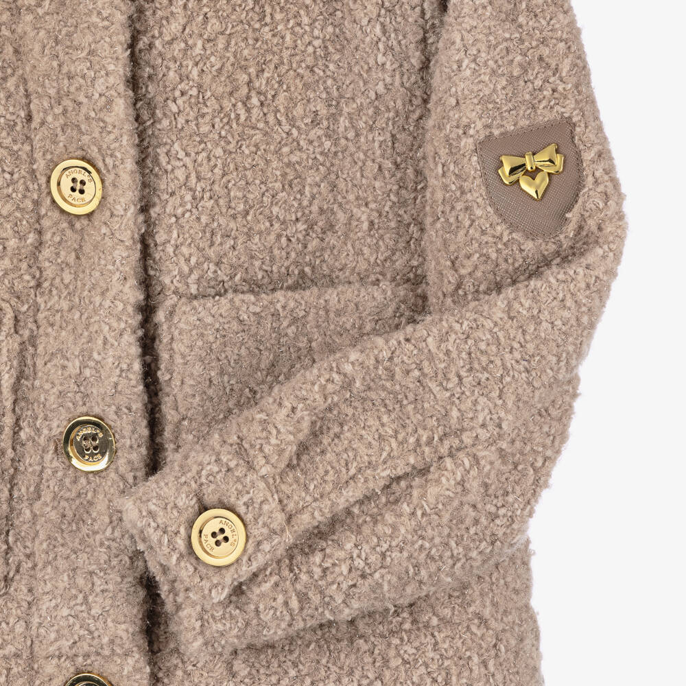 Angel's Face-Girls Sand Borg Jacket | Childrensalon Outlet