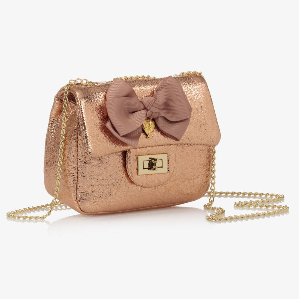 Angel's Face-Girls Shimmering Bow Shoulder Bag | Childrensalon Outlet