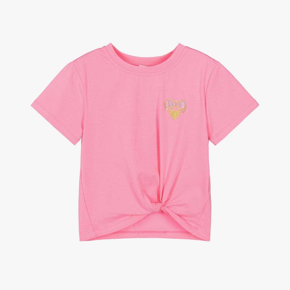 Angel's Face-Girls Shimmering Pink Angel Tee | Childrensalon Outlet