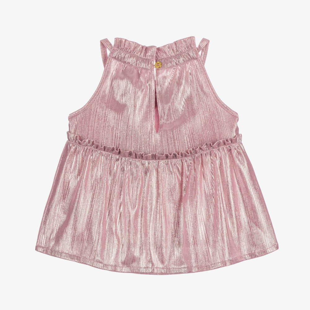 Angel's Face-بلوزة لامعة وردية للبنات | Childrensalon Outlet