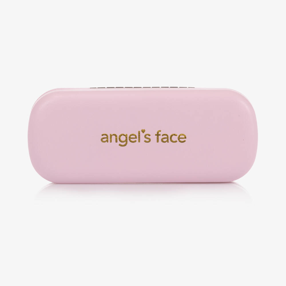 Angel's Face-Girls Sleek Black Pilot Shades | Childrensalon Outlet