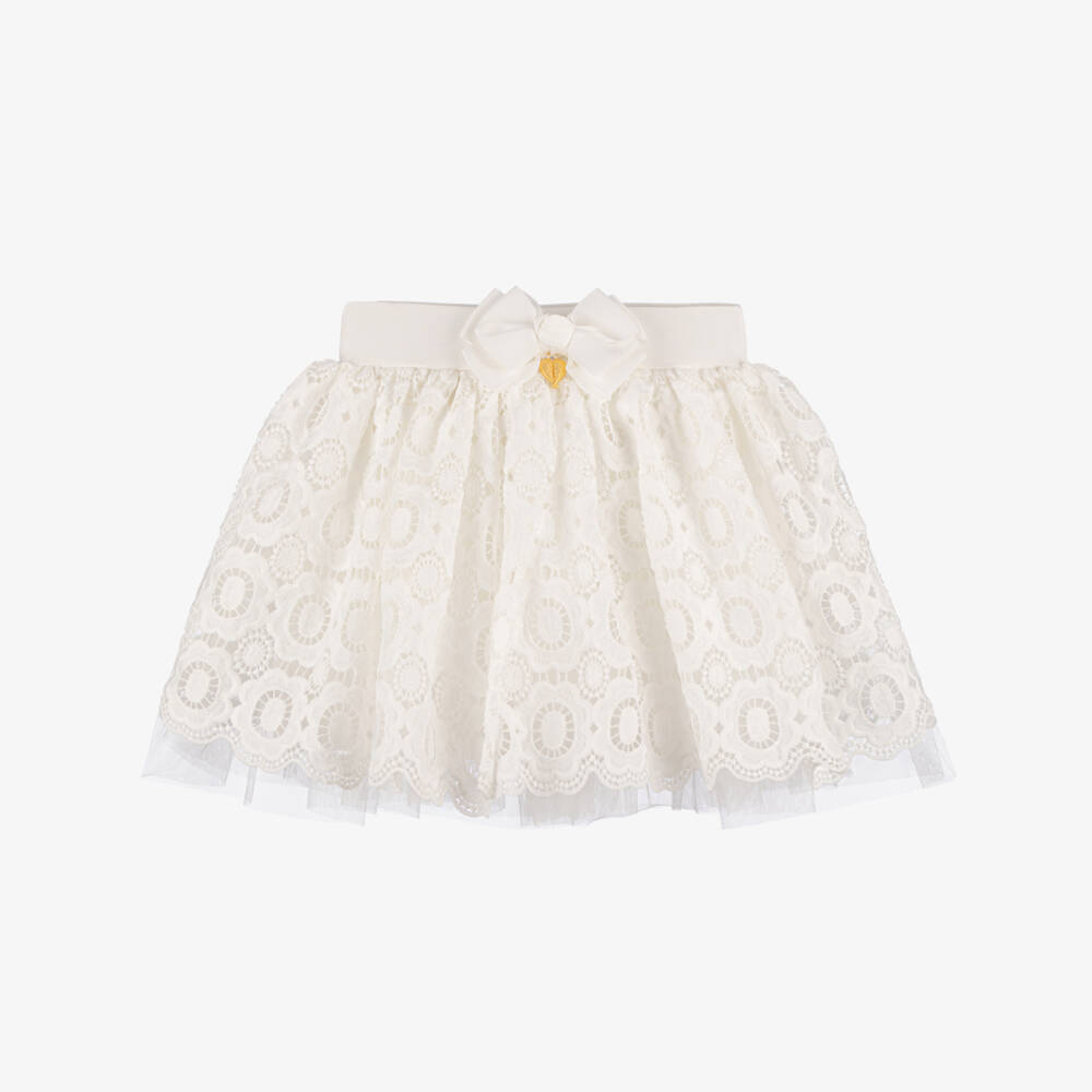 Angel's Face-Girls Snowdrop Lace Skirt & Bow | Childrensalon Outlet