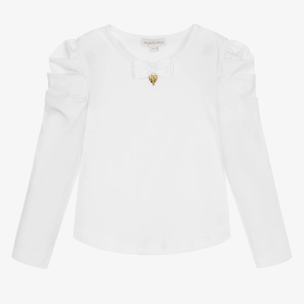 Angel's Face-Girls Snowdrop Ruffled Sleeve Tee | Childrensalon Outlet