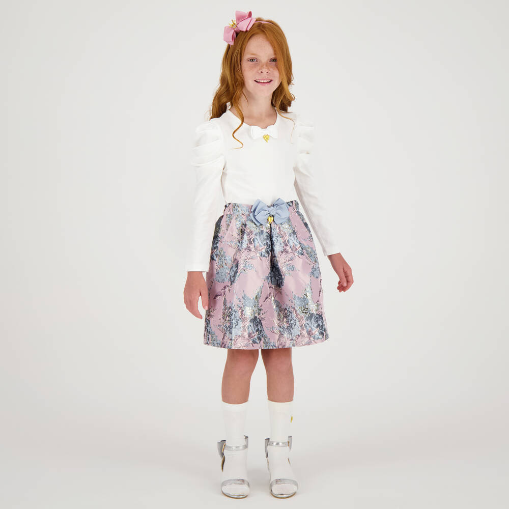Angel's Face-Girls Snowdrop Ruffled Sleeve Tee | Childrensalon Outlet