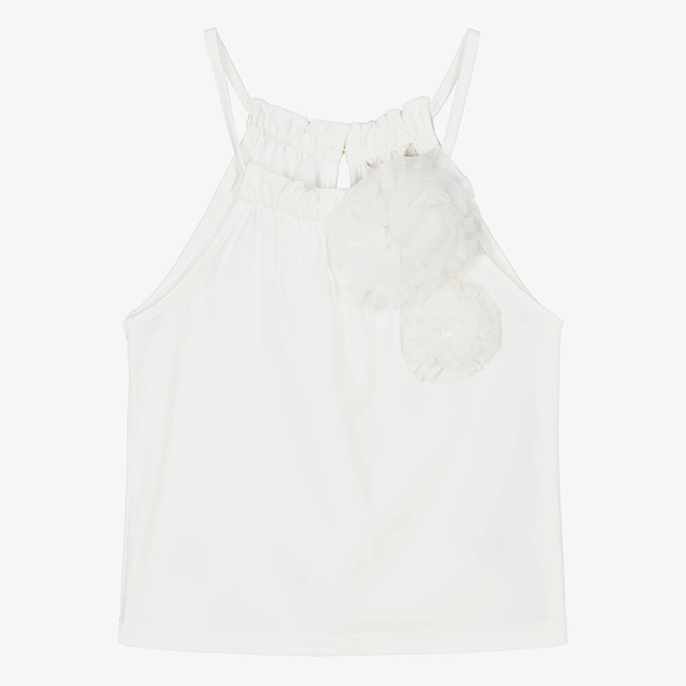 Angel's Face-Girls Snowdrop Tulle Flower Top | Childrensalon Outlet