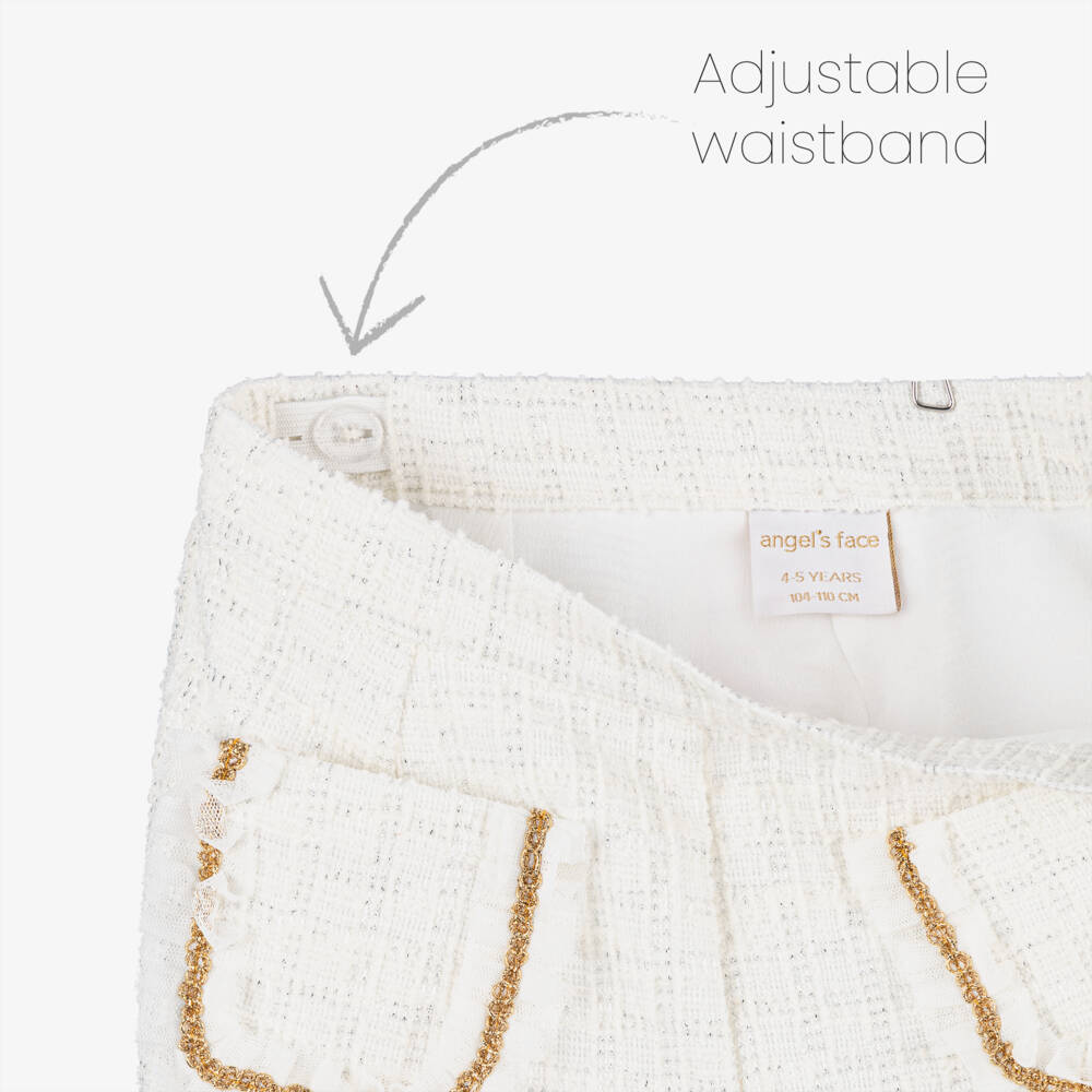 Angel's Face-Girls Snowdrop Tweed Shorties | Childrensalon Outlet