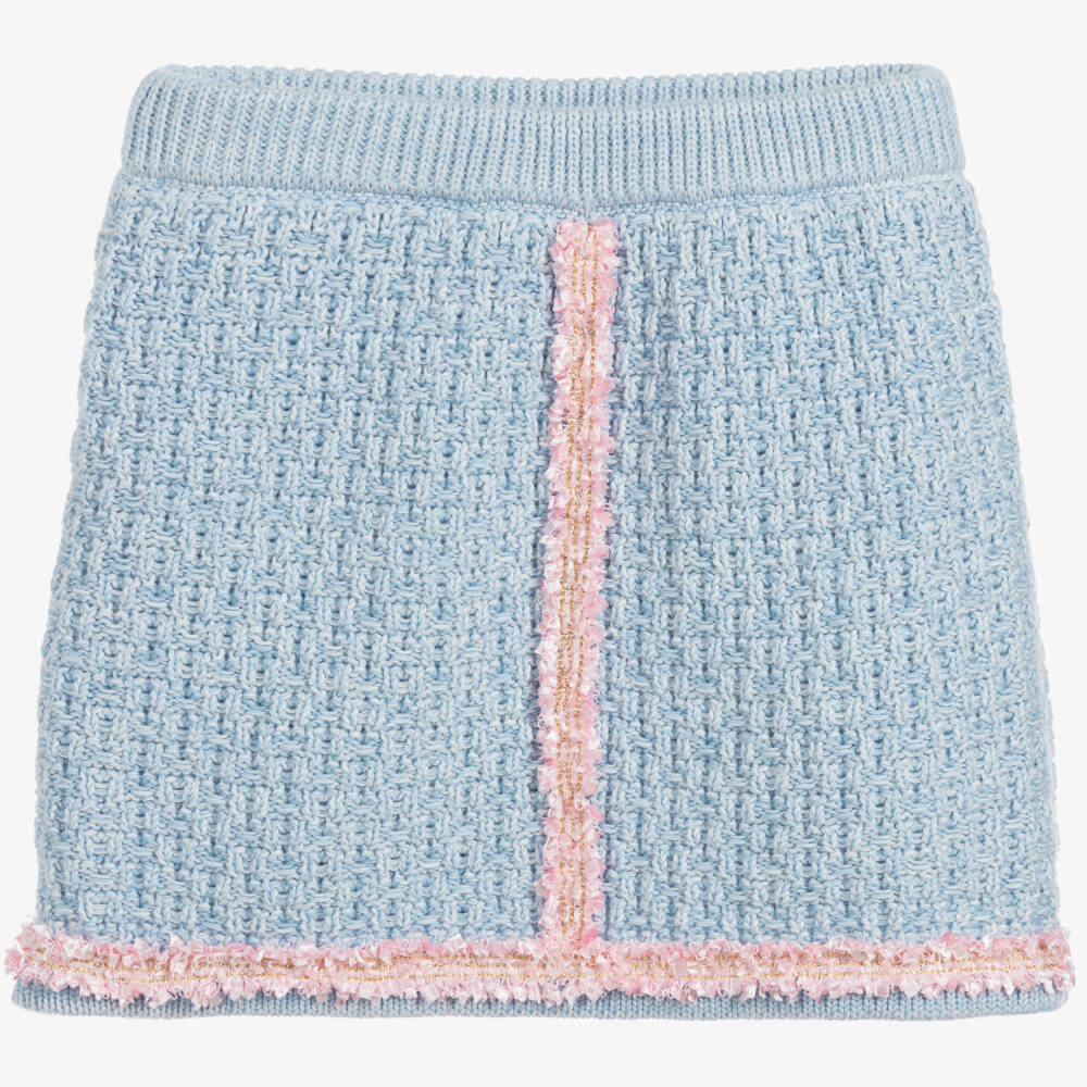 Angel's Face-Girls Soft Blue Frilled Skirt | Childrensalon Outlet