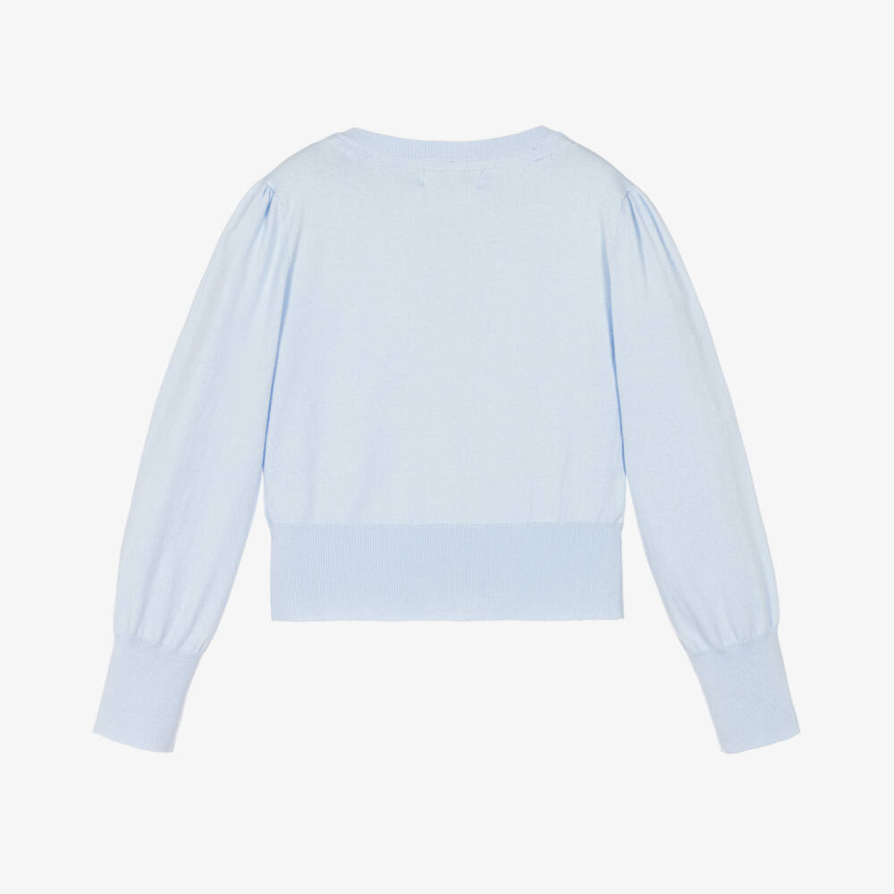Angel's Face-Girls Soft Blue Knit Sweater | Childrensalon Outlet