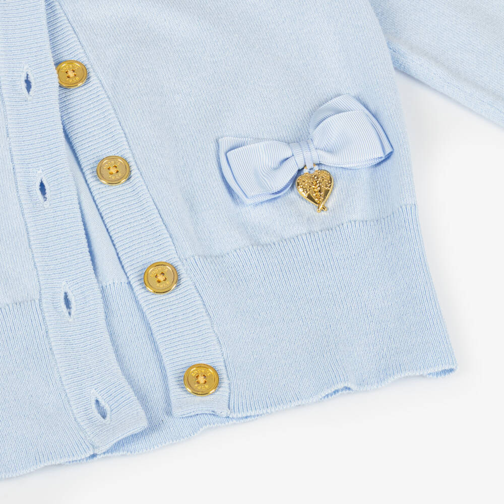Angel's Face-Girls Soft Blue Knit Sweater | Childrensalon Outlet