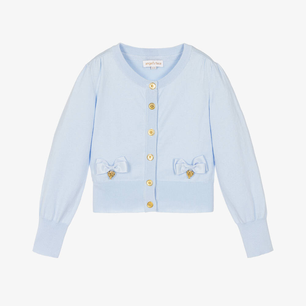Angel's Face-Girls Soft Blue Knit Sweater | Childrensalon Outlet