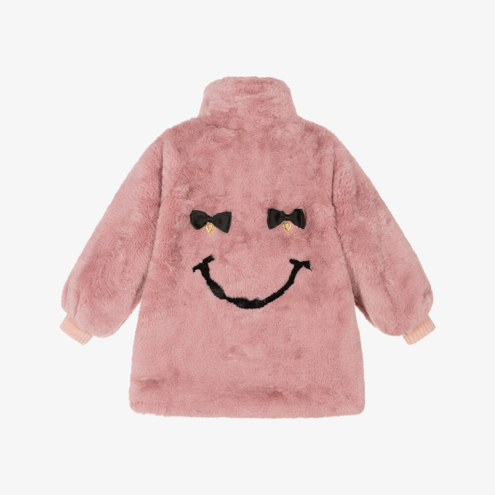 Angel's Face-Girls Soft Pink Fur Jacket | Childrensalon Outlet