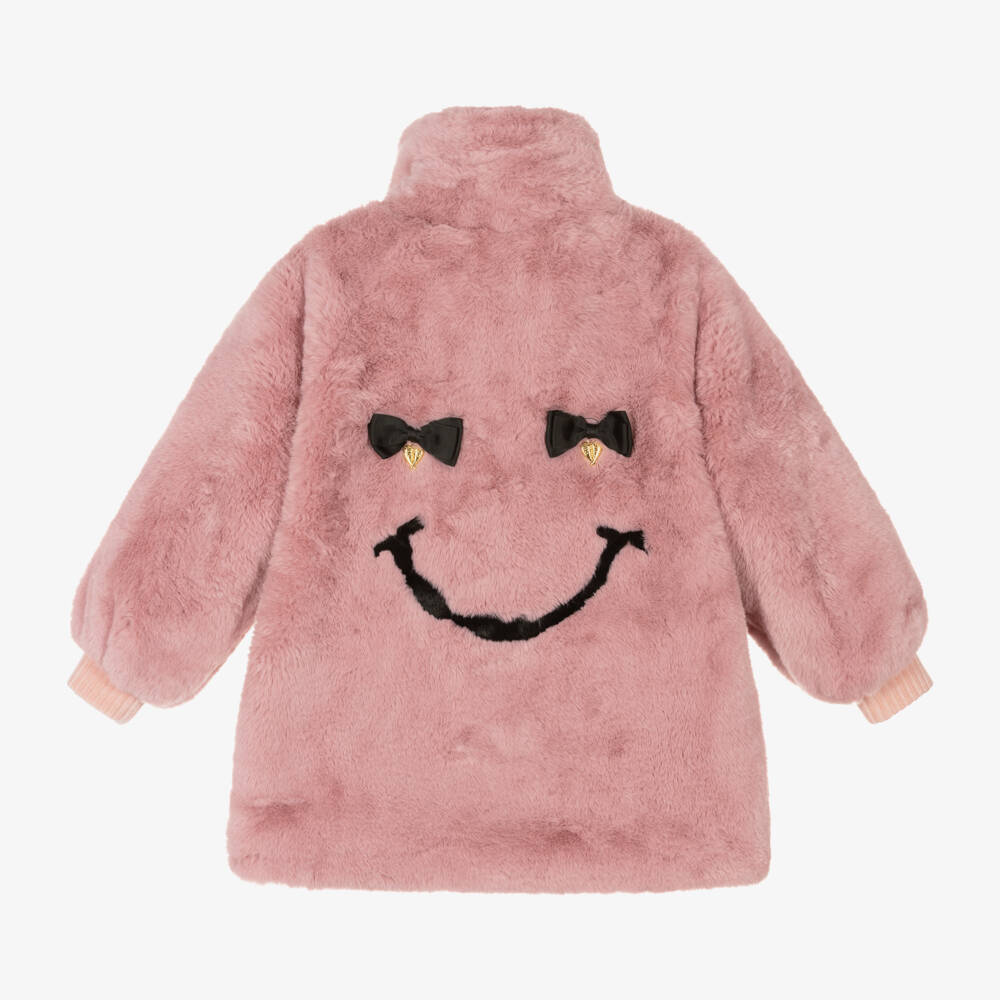 Angel's Face-Girls Soft Pink Fur Jacket | Childrensalon Outlet