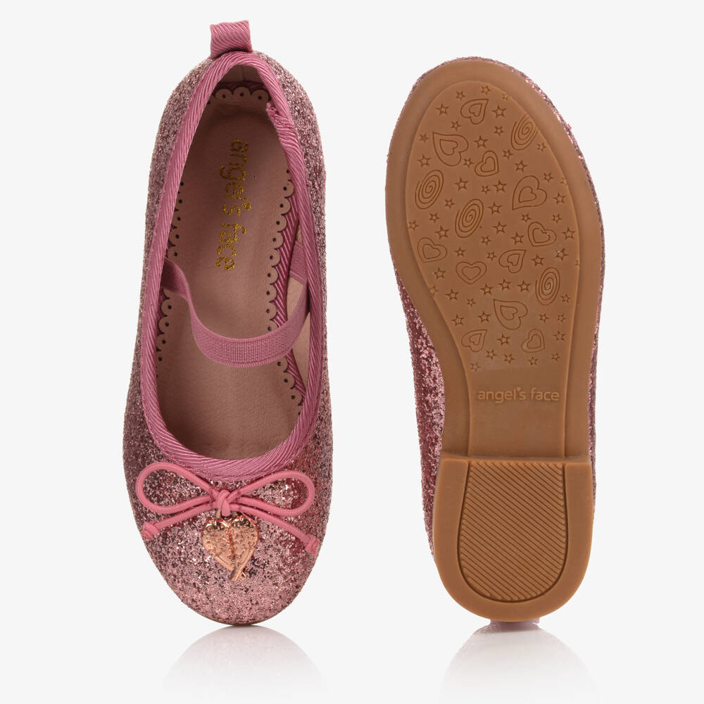 Angel's Face-Girls Sparkle Pink Ballet Flats | Childrensalon Outlet