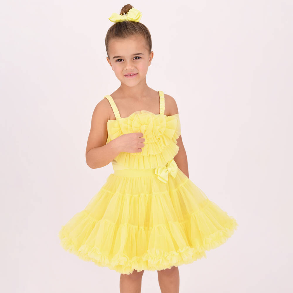Angel's Face-Girls Sunny Tulle & Cotton Tee | Childrensalon Outlet