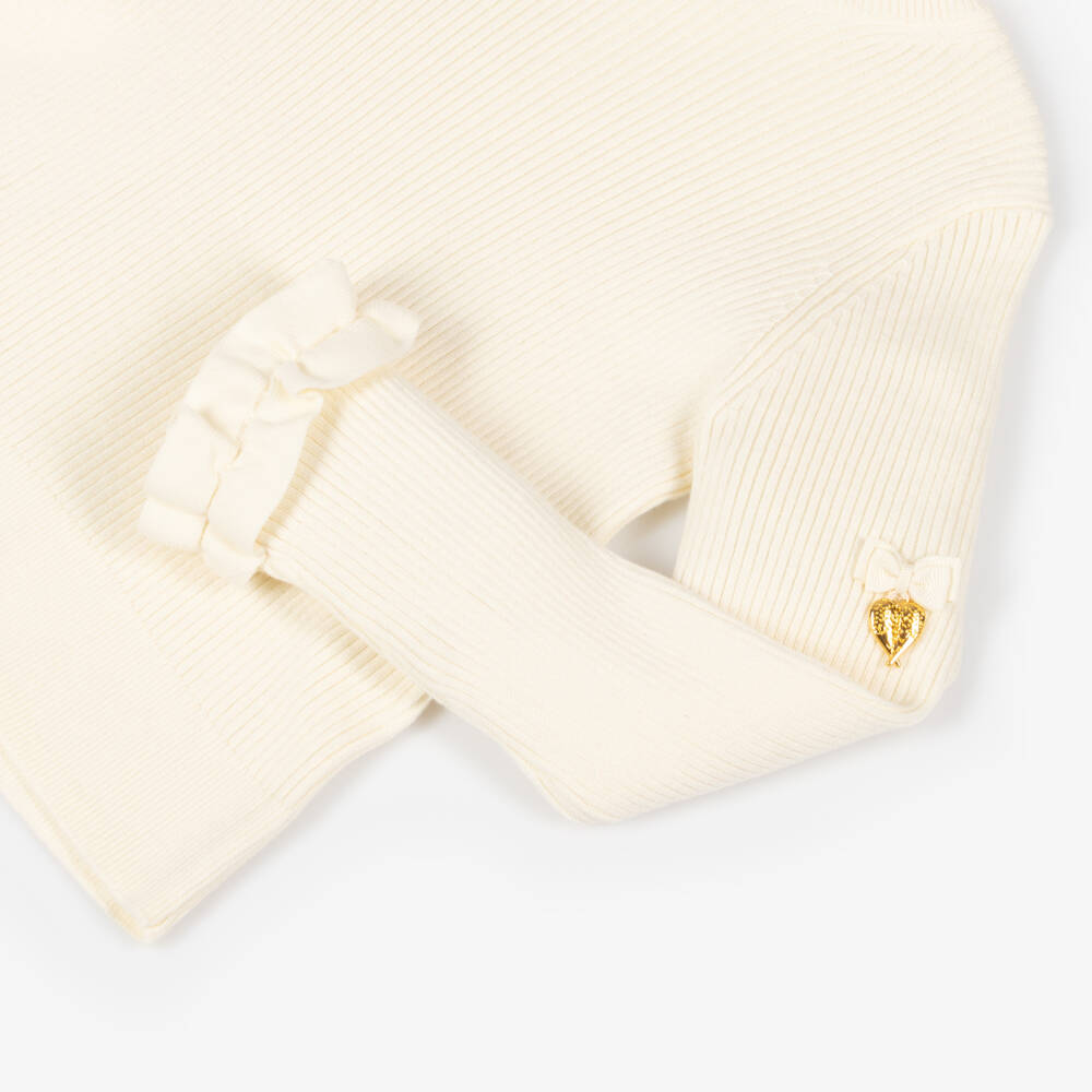 Angel's Face-Girls Vanilla Knit Rollneck Jumper | Childrensalon Outlet