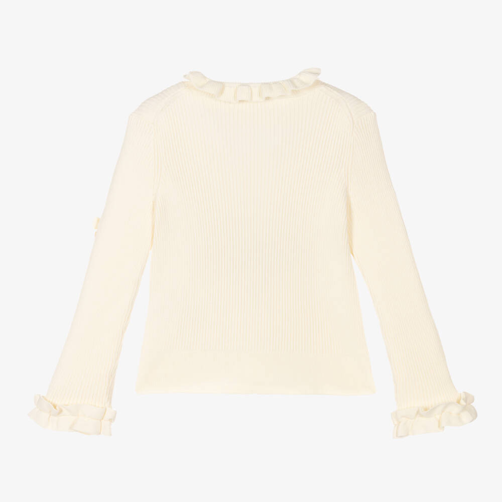 Angel's Face-Girls Vanilla Knit Rollneck Jumper | Childrensalon Outlet
