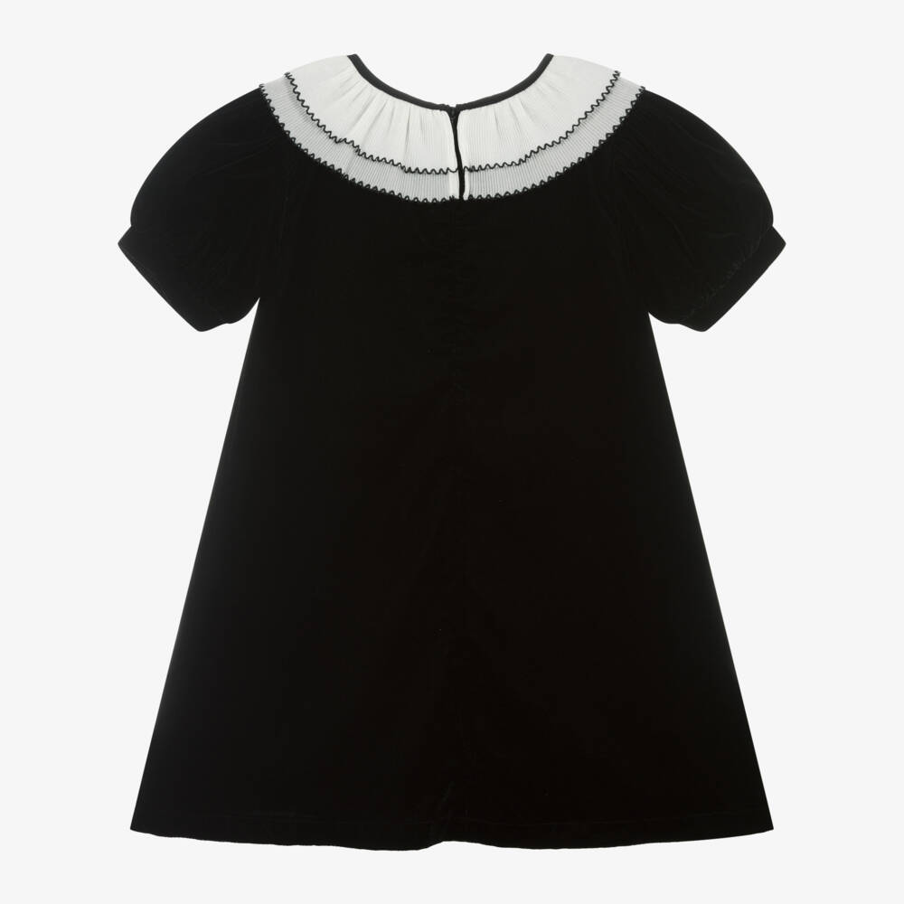 Angel's Face-Girls Velvet Dress with Ruffle Collar | Childrensalon Outlet