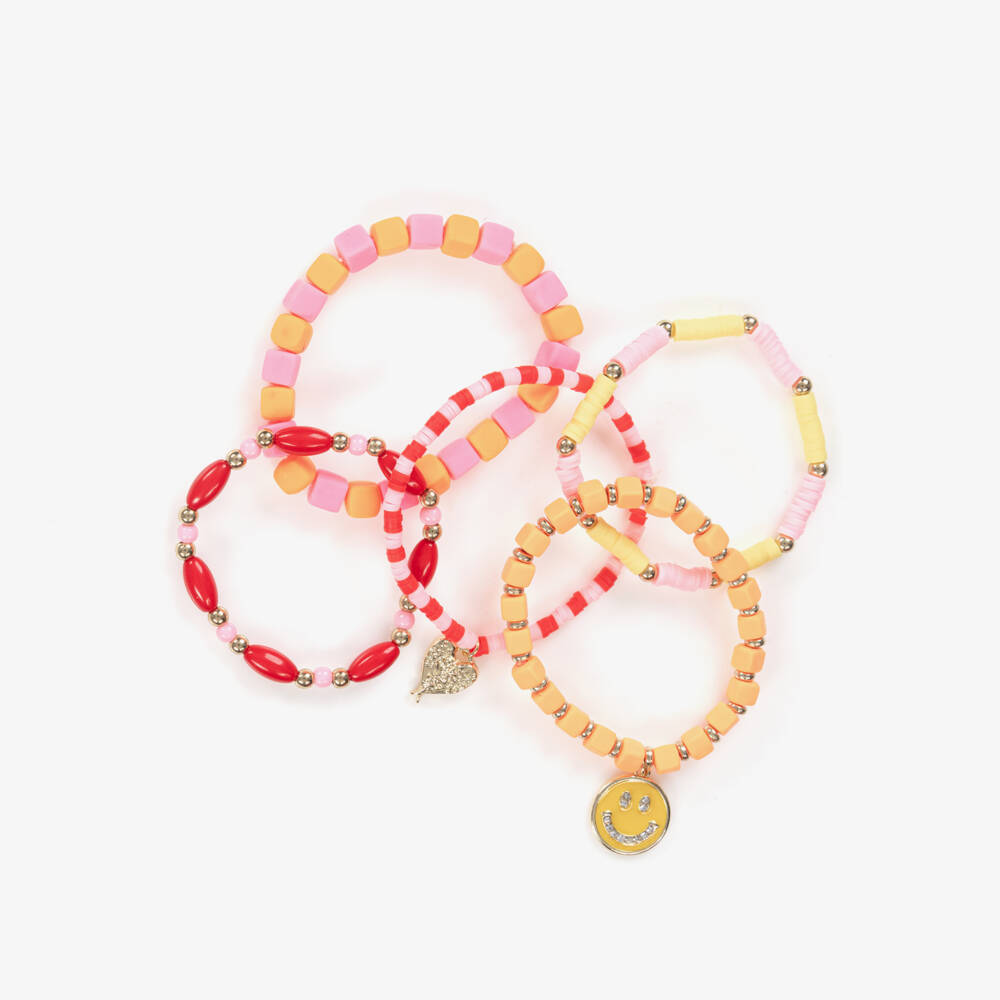Angel's Face-Girls Vibrant Bead Bracelet Set | Childrensalon Outlet