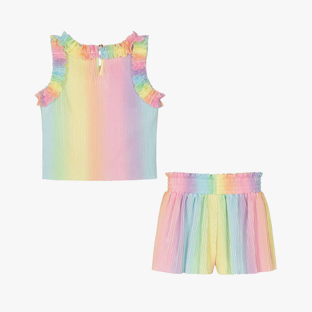 Angel's Face-Girls Vibrant Plissé Ensemble | Childrensalon Outlet
