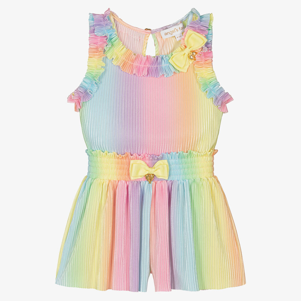 Angel's Face-Girls Vibrant Plissé Ensemble | Childrensalon Outlet