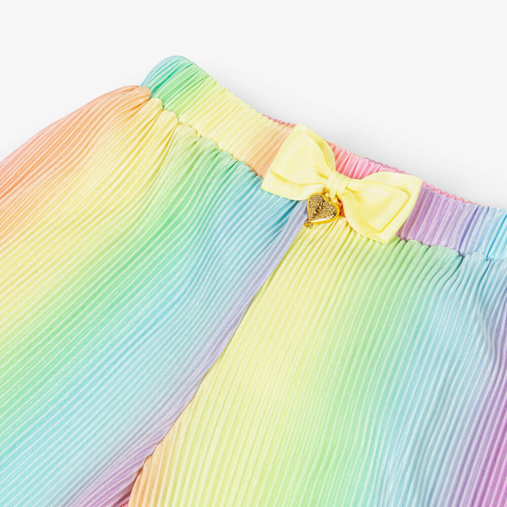 Angel's Face-Girls Vibrant Plissé Wide-Leg Pants | Childrensalon Outlet
