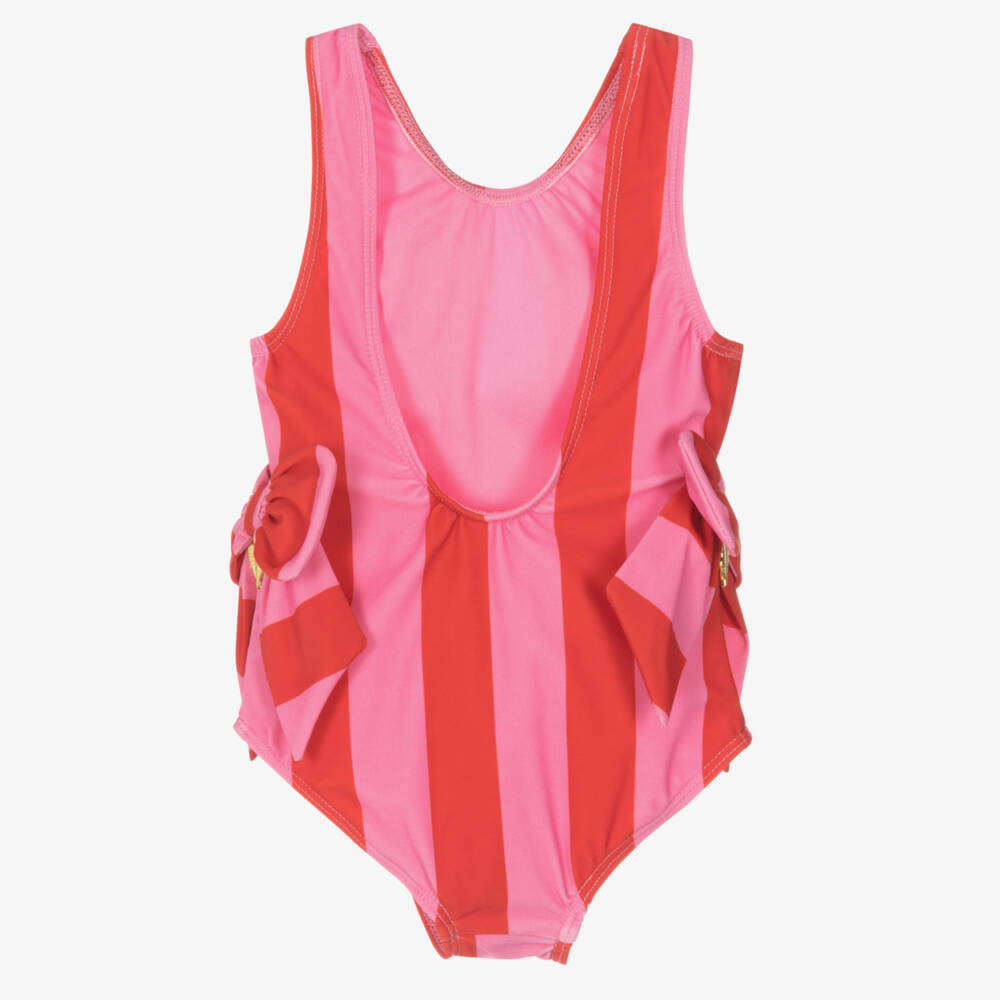 Angel's Face-Girls Vibrant Striped Sun Swimsuit | Childrensalon Outlet