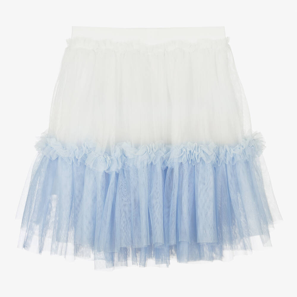 Angel's Face-Girls White & Blue Ombré Tutu Skirt | Childrensalon Outlet