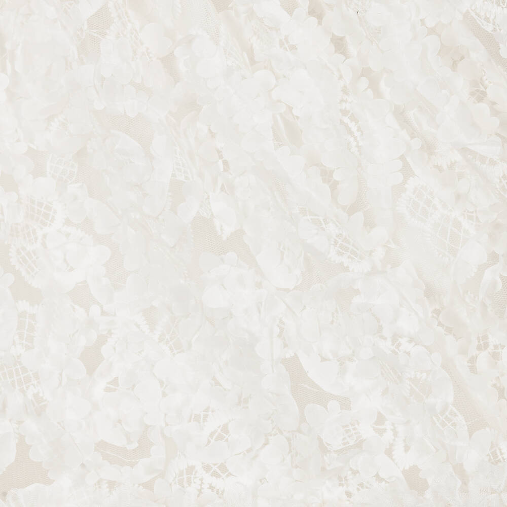 Angel's Face-Girls White Embroidered Tulle & Jersey Dress | Childrensalon Outlet