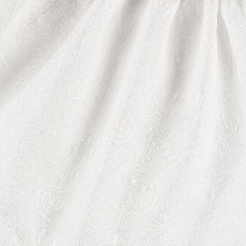 Angel's Face-Girls White Paisley Jacquard Dress | Childrensalon Outlet