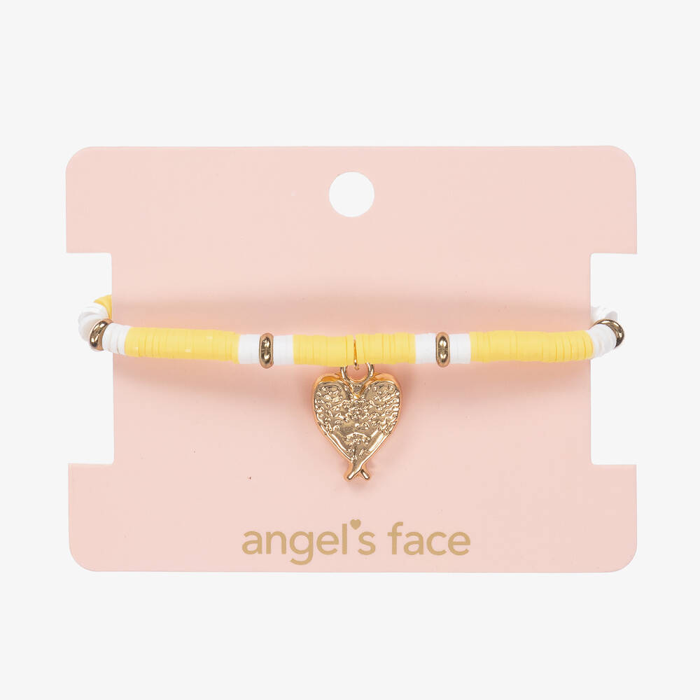 Angel's Face-Желтый браслет-шарм с бисером | Childrensalon Outlet