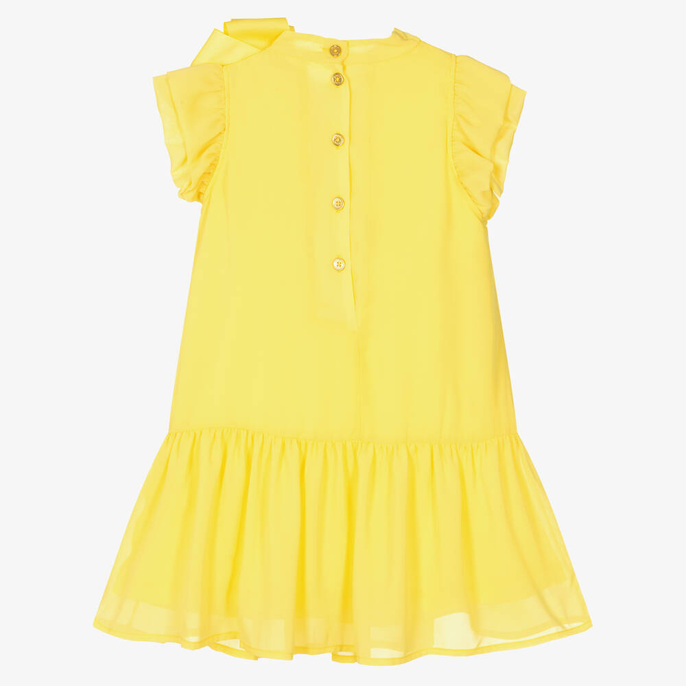 Angel's Face-فستان شيفون لون أصفر | Childrensalon Outlet