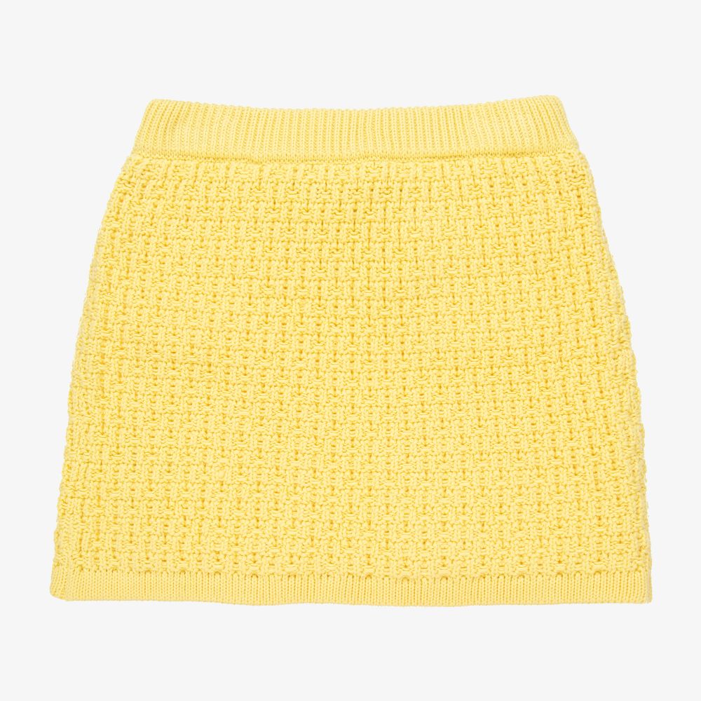Angel's Face-Girls Yellow Cotton Knit Skirt | Childrensalon Outlet