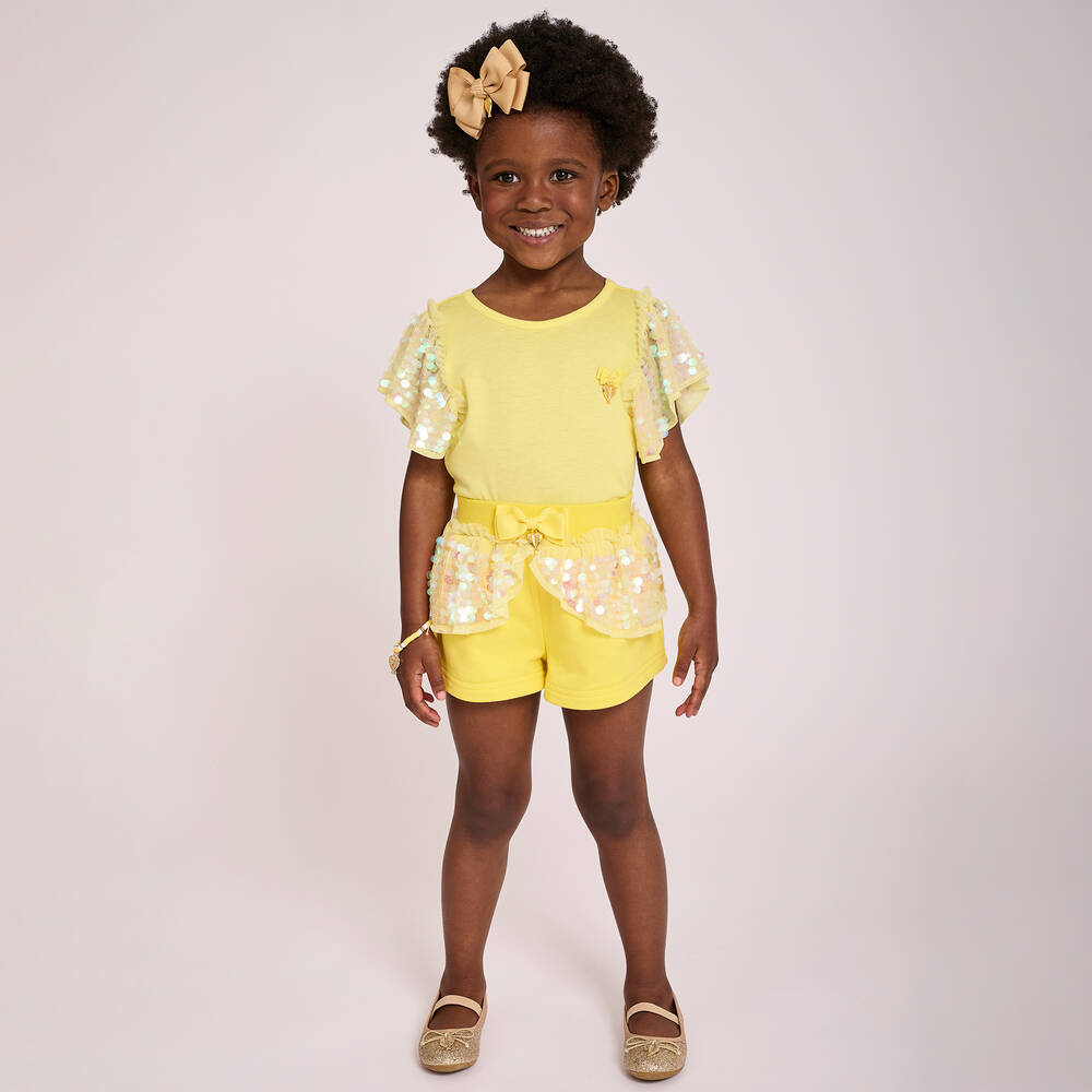Little girl sequin shorts hot sale