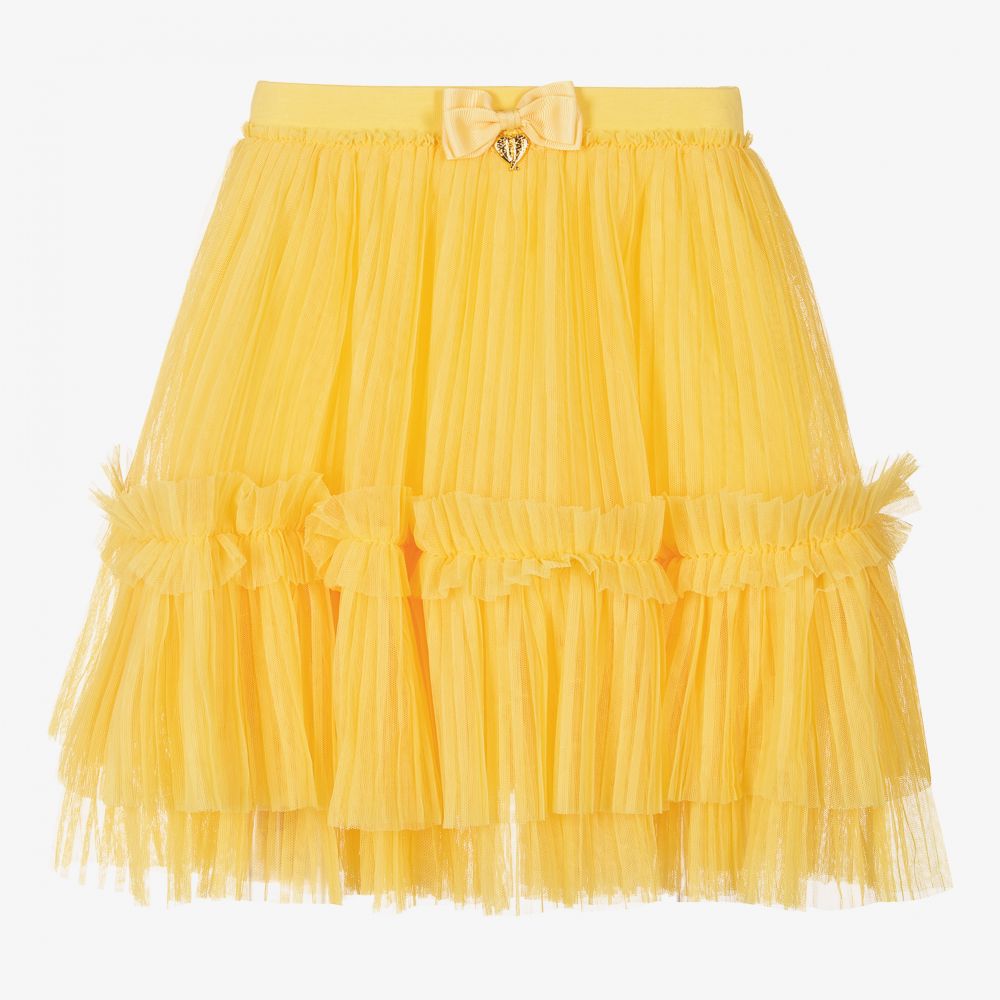 Angel's Face - Girls Yellow Tulle Skirt | Childrensalon