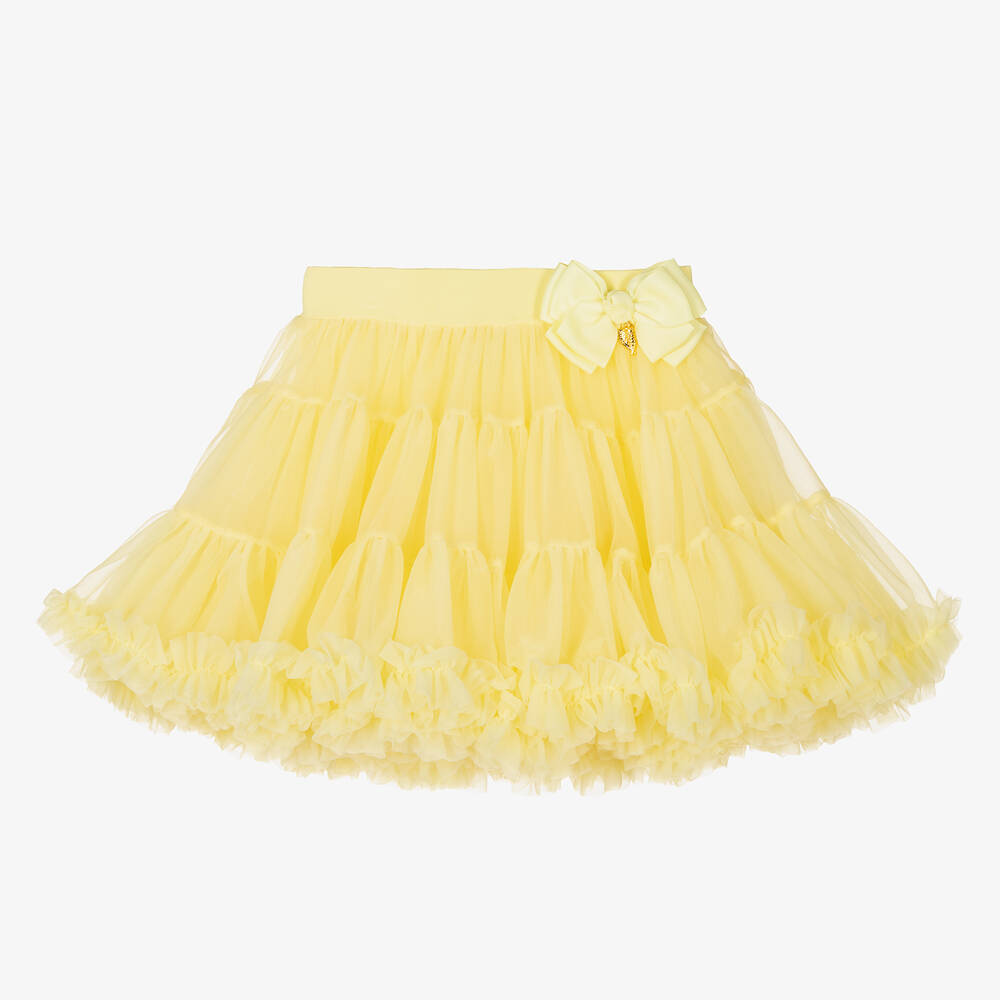 Angel's Face-Girls Yellow Tulle Tutu Skirt | Childrensalon Outlet