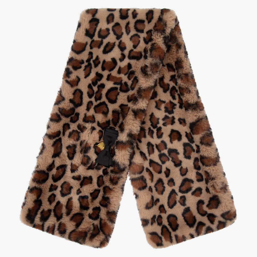 Leopard faux store fur scarf