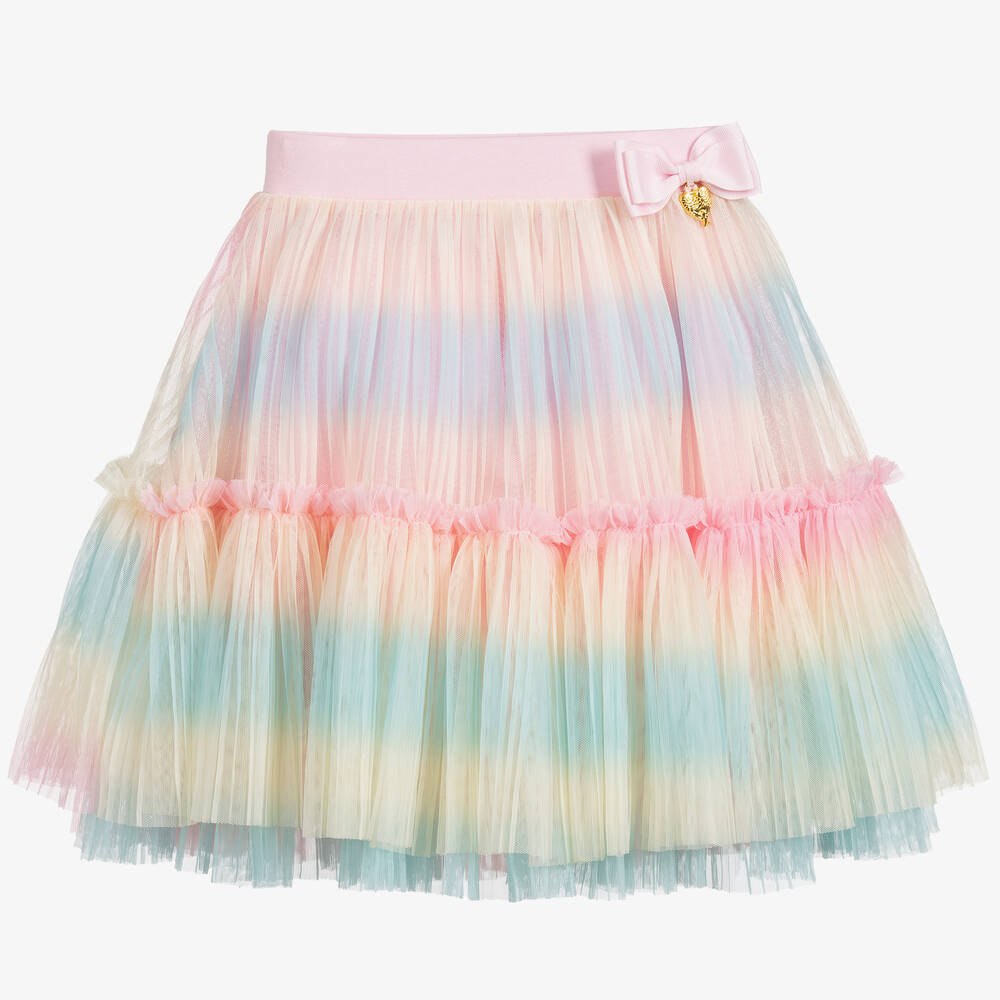 Angel's Face - Pastel Stripes Tulle Skirt | Childrensalon