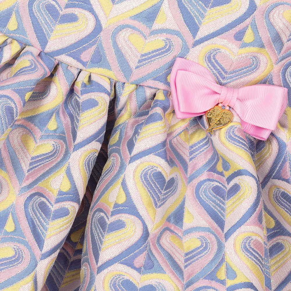Angel's Face-Pink & Blue Heart Dress | Childrensalon Outlet