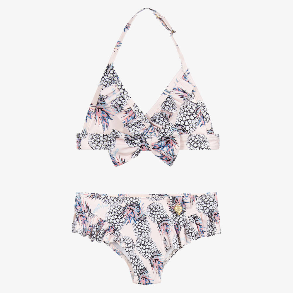 Angel s Face Pink Pineapple Print Bikini Childrensalon Outlet