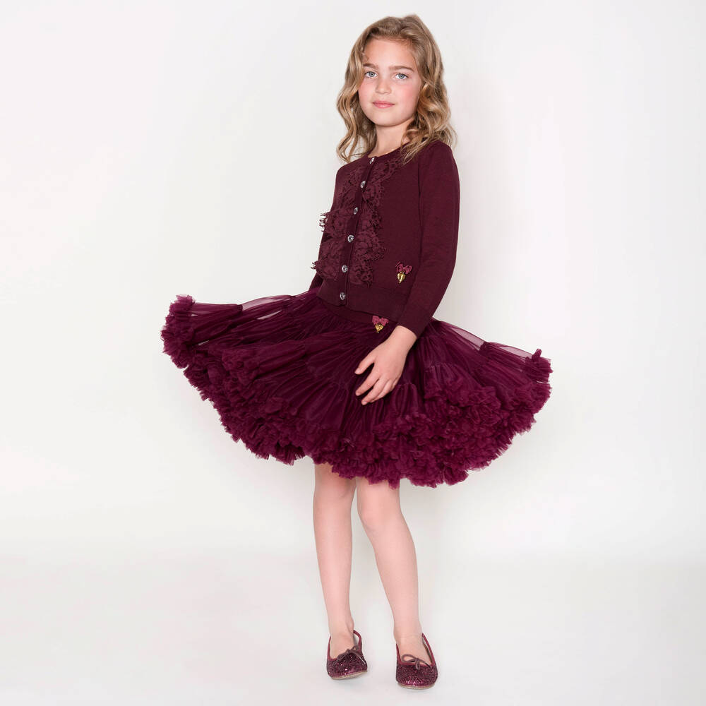 Angel's Face- Purple Tutu With Gift Box | Childrensalon Outlet