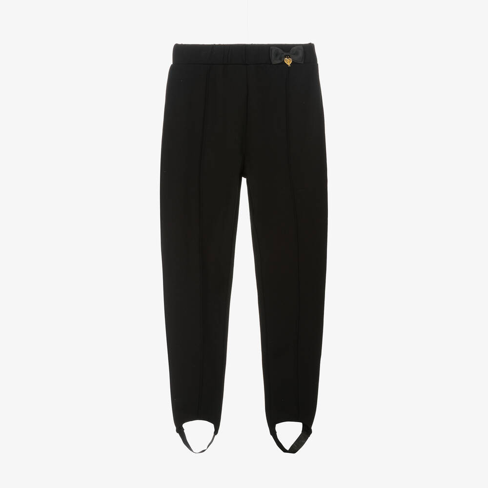 Angel's Face - Teen Girls Black Jersey Trousers | Childrensalon