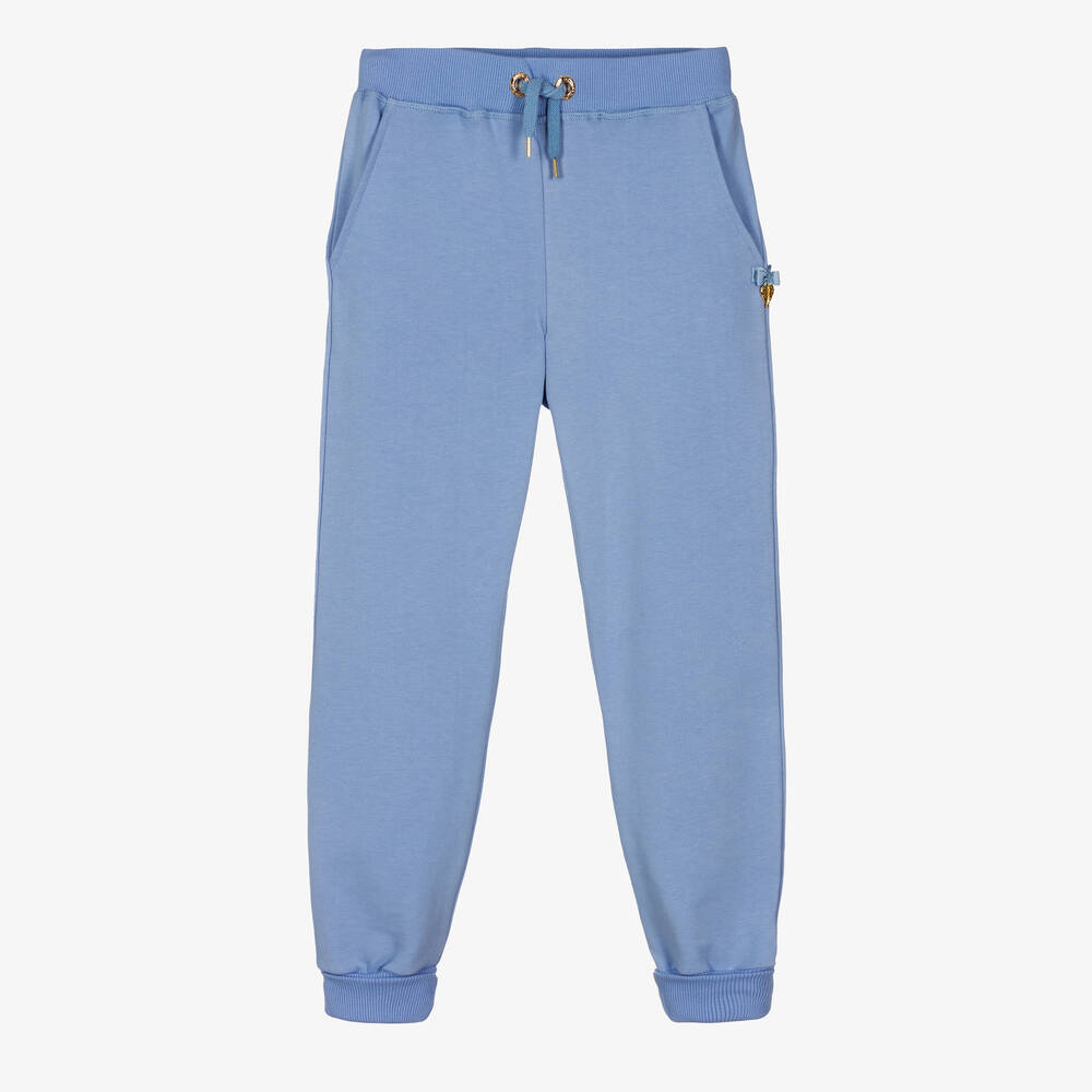 Angel's Face-Голубые хлопковые джоггеры для девочек | Childrensalon Outlet