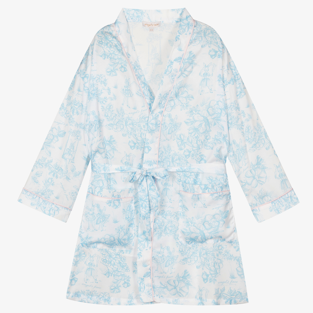 Angel's Face - Robe de chambre bleue Ado fille | Childrensalon