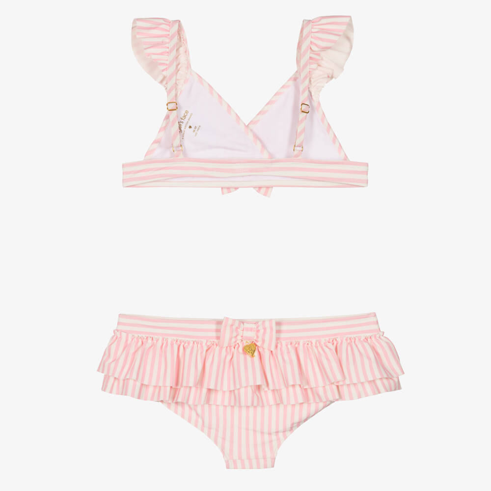 Angel's Face-Teen Girls Candy Stripe Bow Bikini | Childrensalon Outlet